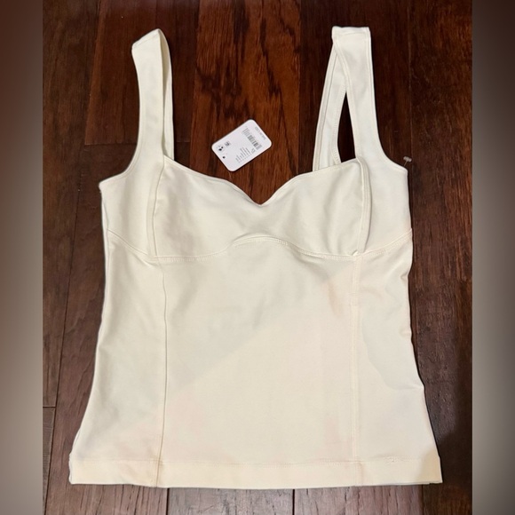 Free People Intimately Somewhere Sometime Tank Top Size XS in Ivory NWT - Picture 2 of 9